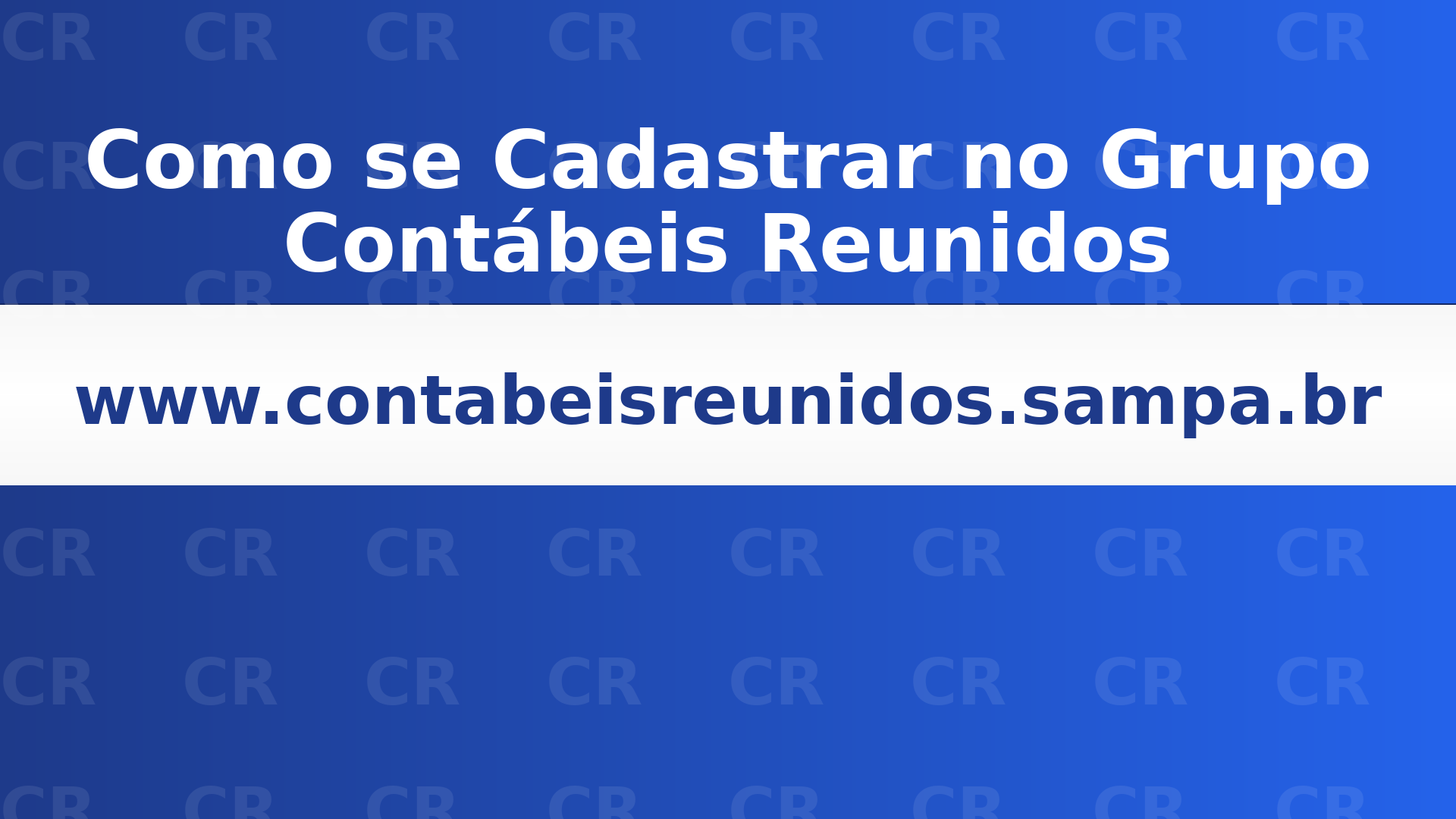 Thumb — Como se cadastrar no Grupo Contábeis Reunidos